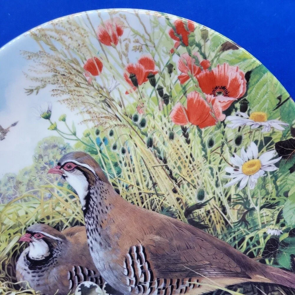 Royal Grafton Red Legged Partridge Collectible Plate 8.5